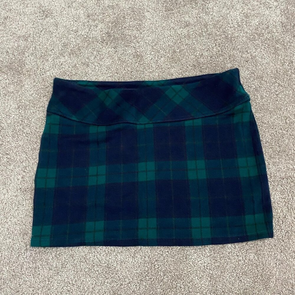 Plaid H&M mini skirt